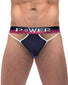 Navy Front Male Power French Terry Cutout Moonshine