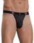 Black Front Male Power Bamboo Micro Thong 433-253