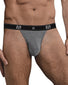 Grey Front Male Power Bamboo Micro Thong 433-253