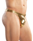 Gold Side Male Power Heavy Metal Bong Thong 442-070