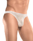 White Front Male Power Stretch Net Bong Thong 442-11C