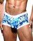 Multi Front Andrew Christian Blue Camo Trunk 7913