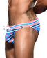 Multi Side Andrew Christian Shore Stripe Bikini 7915