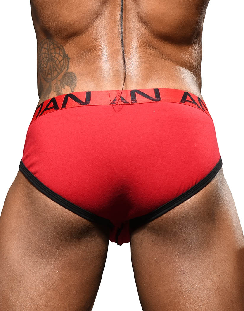 Red Back Andrew Christian Show-It Tagless Brief 92393