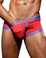 Red Front Andrew Christian Trophy Boy Mesh Boxer 92397