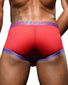 Red Back Andrew Christian Trophy Boy Mesh Boxer 92397