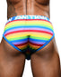 Multi Back Andrew Christian Pride Mesh Brief w/ Almost Naked 92399