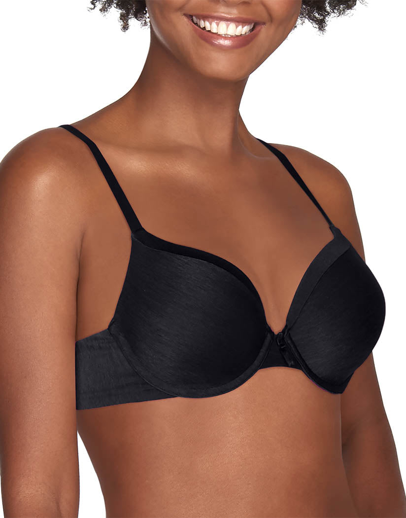 Midnight Black Side Vanity Fair Illumination Full Coverage Underwire Bra 75337