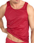 Maroon Front Players Tricot Nylon Muscle Tank NAS1