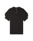 Black Front Calvin Klein 3-Pack Core Cotton Classics Slim V-Neck T-Shirt NB1177
