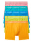 Orange Juice/ Rosey Dream/ Citrina/ Deep Sky/ Blue Island Front Calvin Klein The Pride Edit Cotton Stretch Boxer Brief 5-Pack NB1875