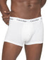 white front Calvin Klein Cotton Stretch Wicking 3 Pack Low Rise Trunk NB2614
