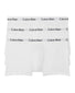 white flat Calvin Klein Cotton Stretch Wicking 3 Pack Low Rise Trunk NB2614