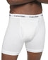 White Front Calvin Klein Cotton Stretch Wicking 3 Pack Boxer Brief NB2616