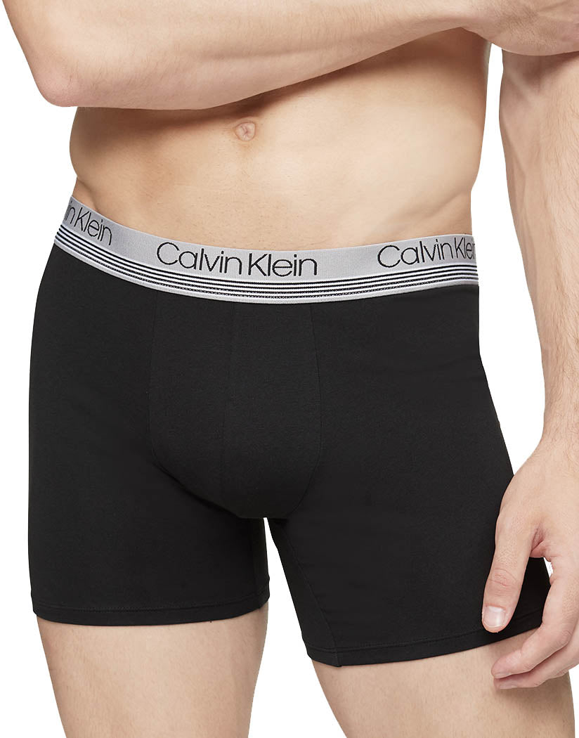 Black Bodies W/ Black, White, Sleep Silver WB's Front Calvin Klein Stay Cool 3-Pack Boxer Brief NB2730