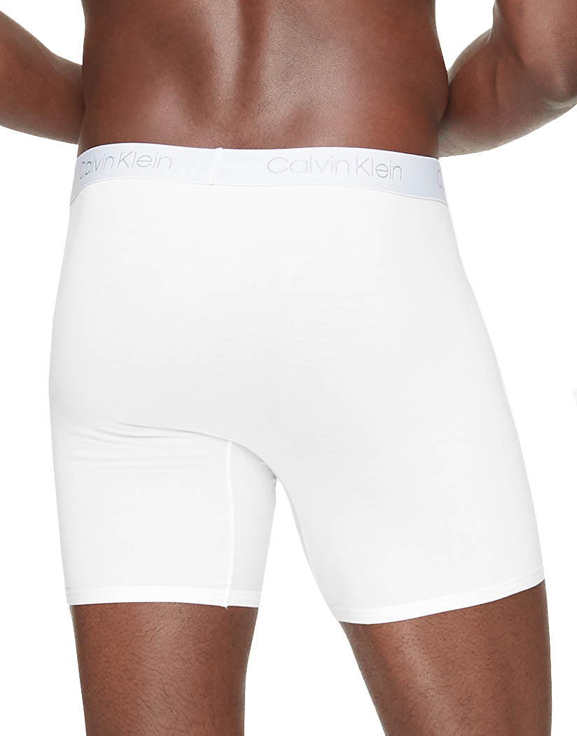 White Back Calvin Klein Pima Cotton Boxer Brief 3-Pack NB2869