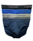 Black/ Blue Shadow/ Blue Shadow/ Medium Grey/ Cobalt Water Flat Calvin Klein Micro Stretch Hip Brief 5-Pack NB3374