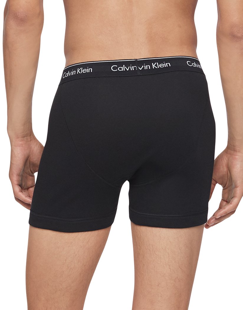 Black Back Calvin Klein Cotton Classics 3 Pack Boxer Brief NB4003