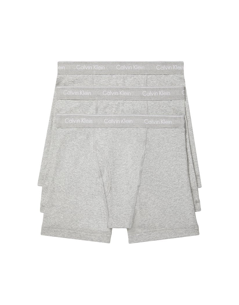 Calvin Klein Men's Classic Fit Cotton Brief 3-Pack-Gray