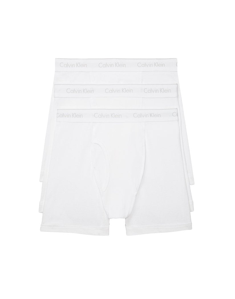 White Front Calvin Klein Cotton Classics 3 Pack Boxer Brief NB4003
