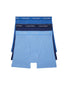 Blue Bay/Minnow/Medieval Blue Front Calvin Klein Cotton Classics 3 Pack Boxer Brief NB4003