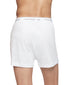 White Back Calvin Klein Cotton Classics 3 Pack Knit Boxer NB4005