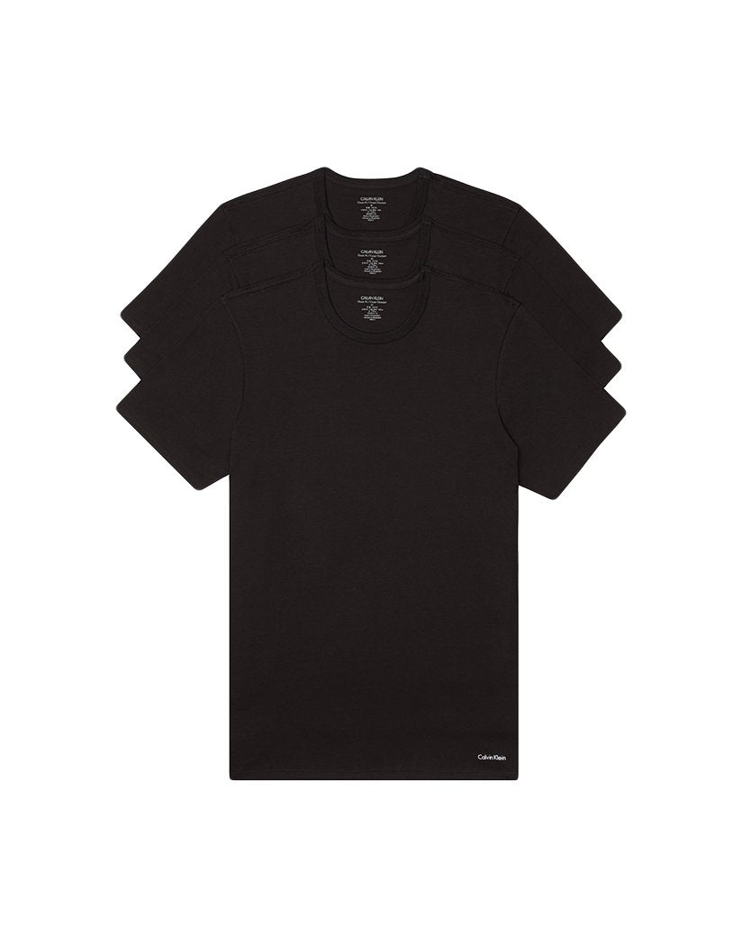 Calvin Klein Cotton Classics 3 Pack Slim Fit Short Sleeve Crew Neck T-