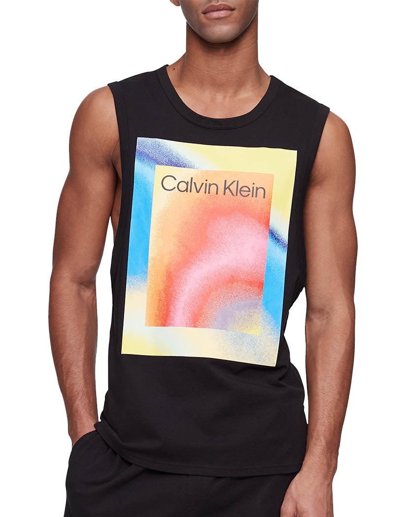 Black Front Calvin Klein Reimagined Heritage Pride Lounge Muscle Tank NM2249