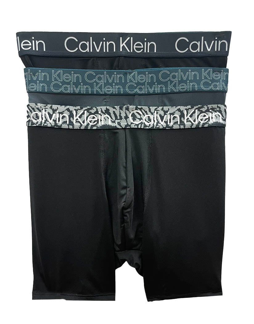 Buy Calvin Klein Underwear Women Black Scoop Neck Brand Printed Swimsuit 