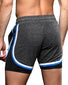 Vintage Black Back Andrew Christian Vibe Gym & Workout Shorts 6648