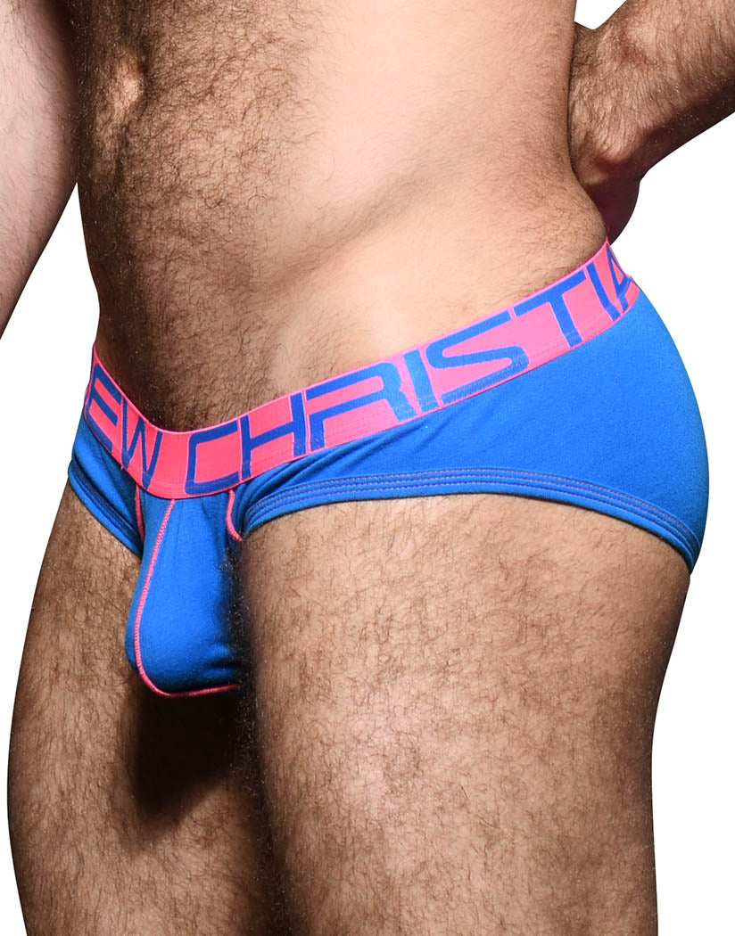 Electric Blue Side Andrew Christian Show-It Brief 92221
