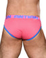 Hot Pink Back Andrew Christian Candy Pop Mesh Brief w/ Almost Naked 92227