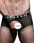 Black Front Andrew Christian Master Net Chaps 92245