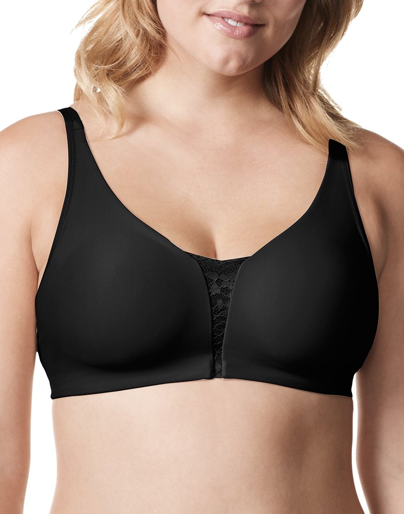 Black Front Olga Easy Does It 2 Ply Wirefree Bra GQ8861A