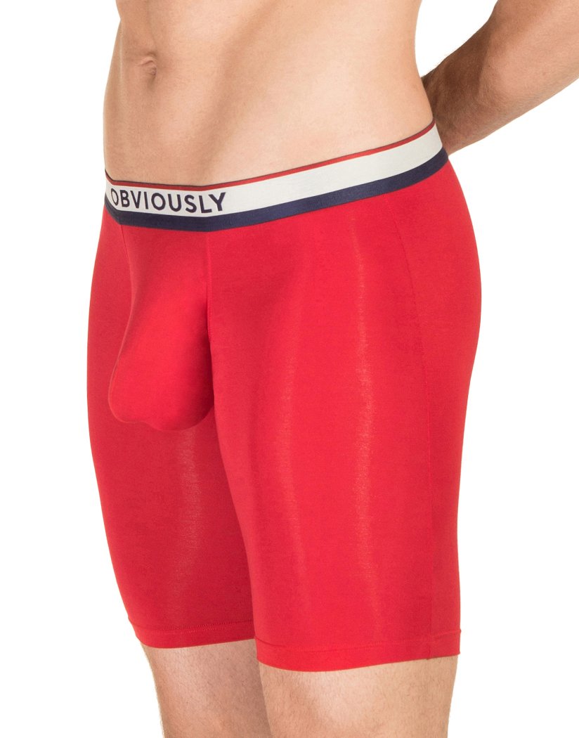 Red Side Obviously Men's PrimeMan Boxer Brief 9 Inch Leg A01