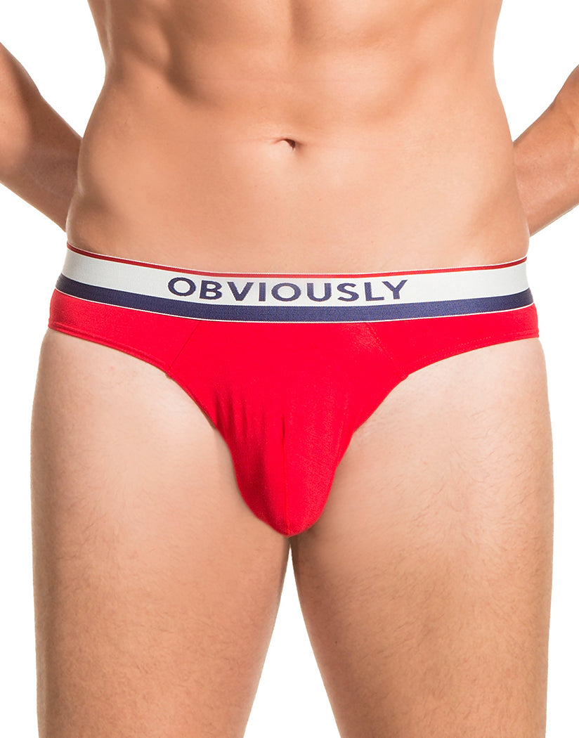 Red Front Obviously Men's PrimeMan Hipster Brief A04
