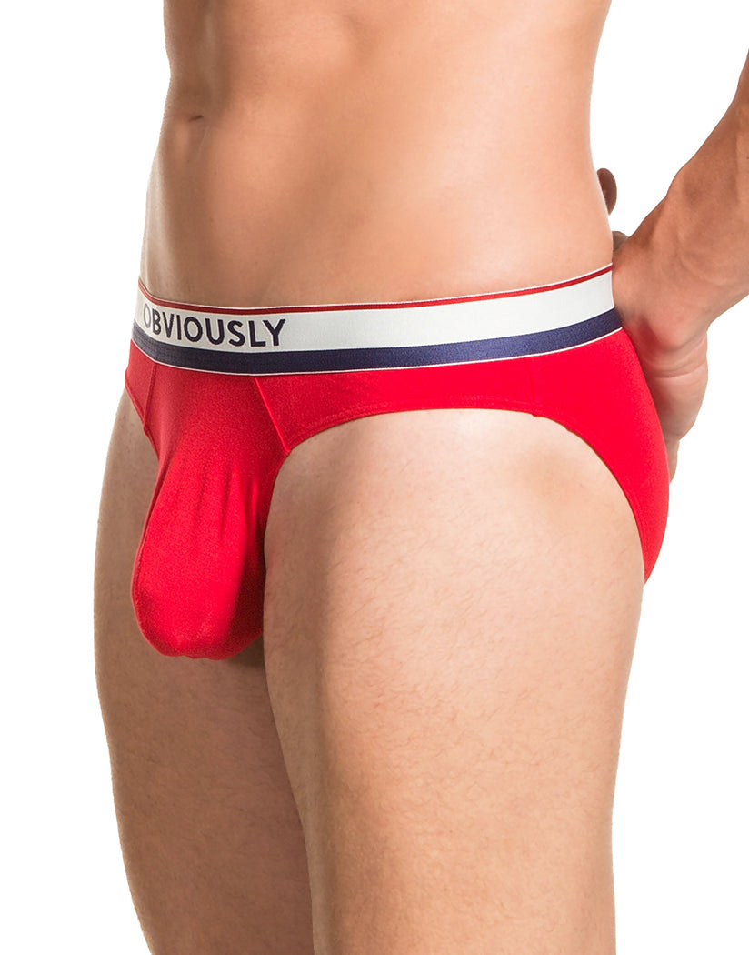 Red Side Obviously Men's PrimeMan Hipster Brief A04