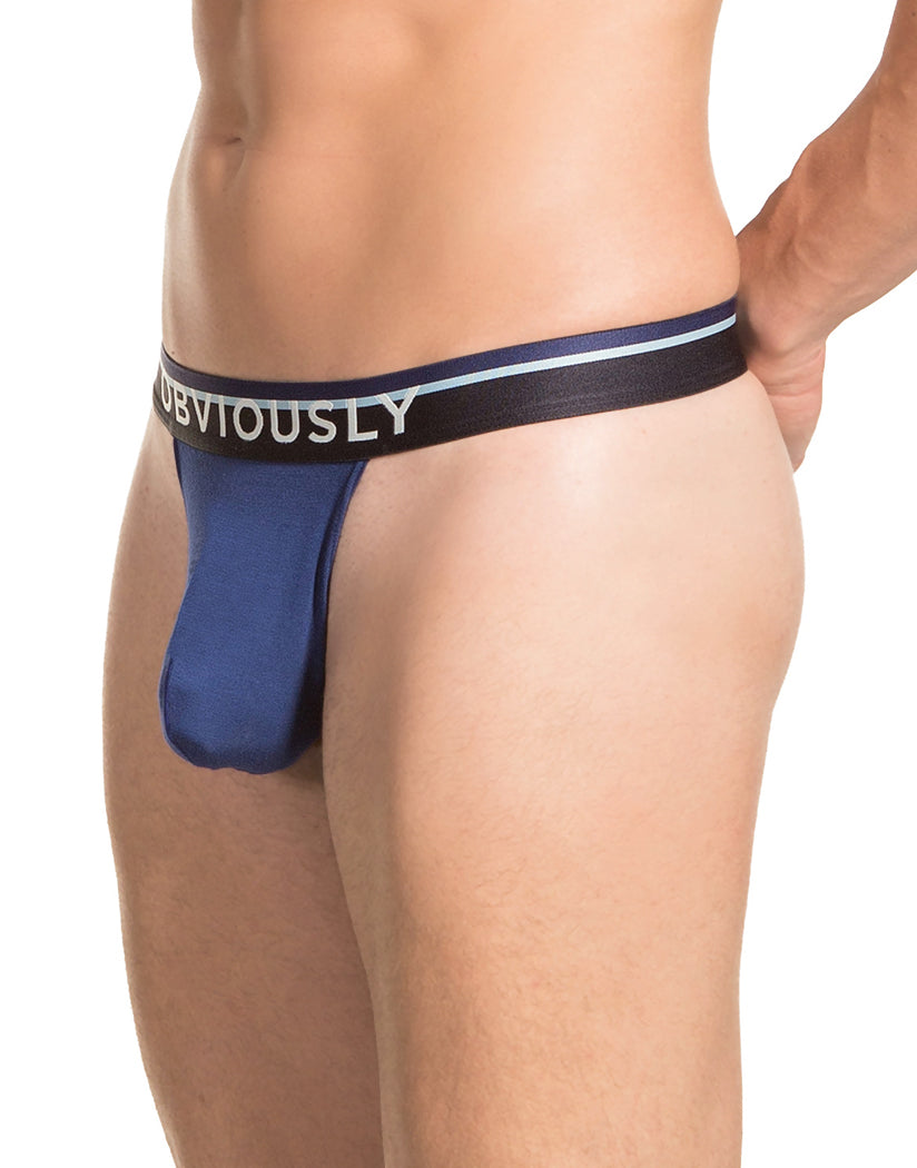 Navy Side Obviously Men's PrimeMan Thong A06