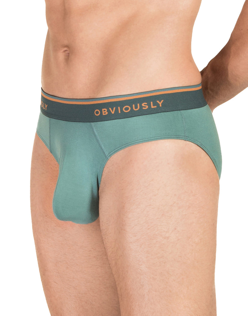 Teal Side Obviously Men's EveryMan Brief B02