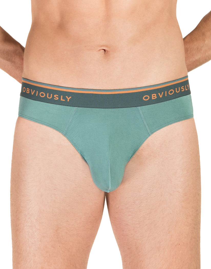 Teal Front Obviously Men's EveryMan Brief B02