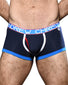 Navy Front Andrew Christian Fly Tagless Boxer w/ Almost Naked 92188