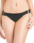 Black Front Oh La La Cheri Foldover Bikini Bottom with Hardware Detail 1700