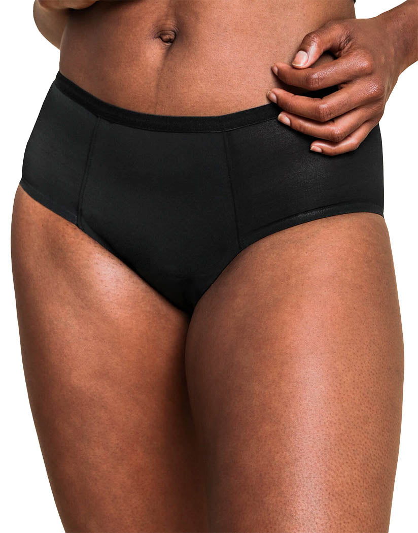 Black Front proof. Leakproof Hipster Underwear PFHR3003