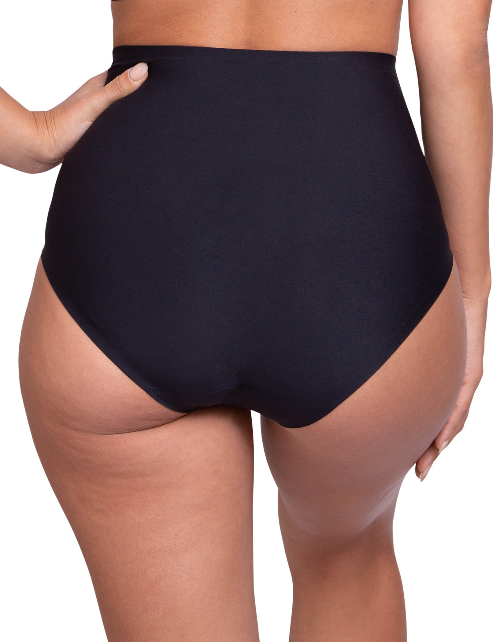 Black Back proof. Leak-Resistant High Waisted Smoothing Brief PFSB0003