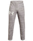 Pitch Gray Full Heather/ Onyx White Front Under Armour Rival Terry Pant 1361644
