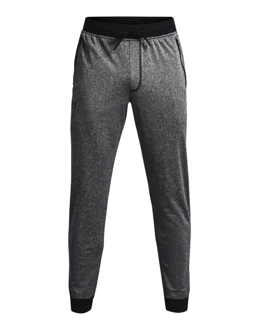 Black Full Heather/ Black Front Under Armour Tricot Jogger 1366207