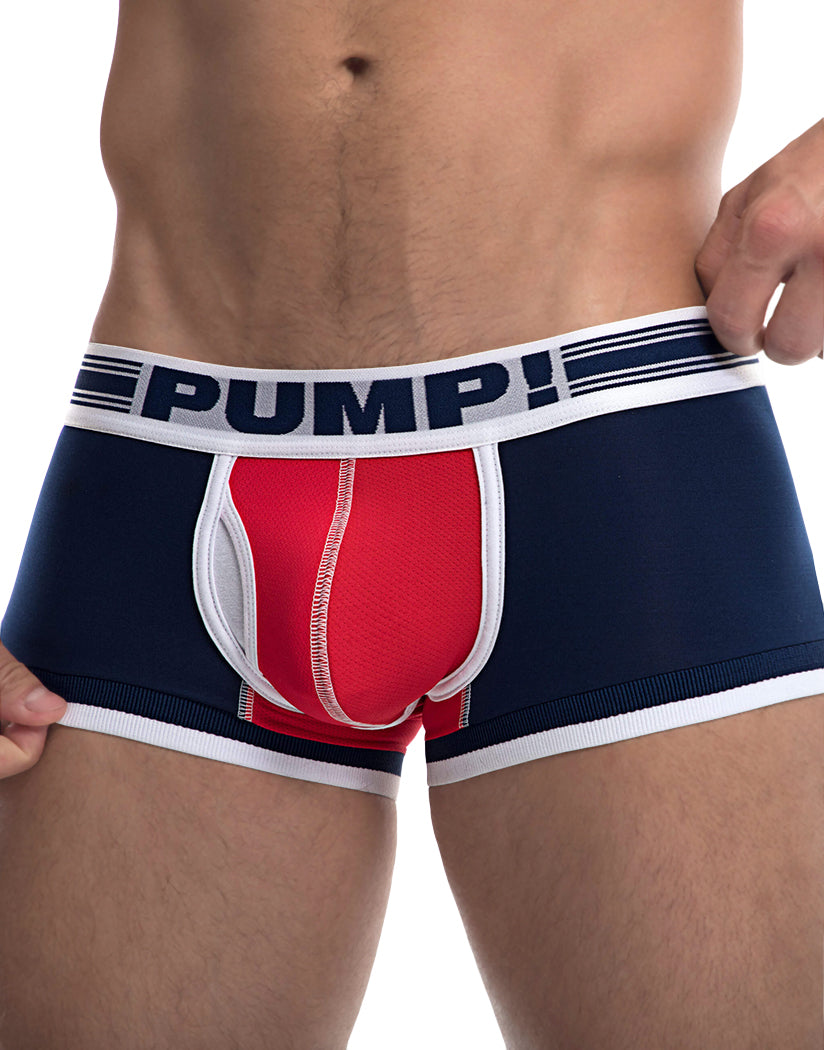 PUMP Academy Touchdown Low Rise Navy/Red/White Cotton Trunk 11077
