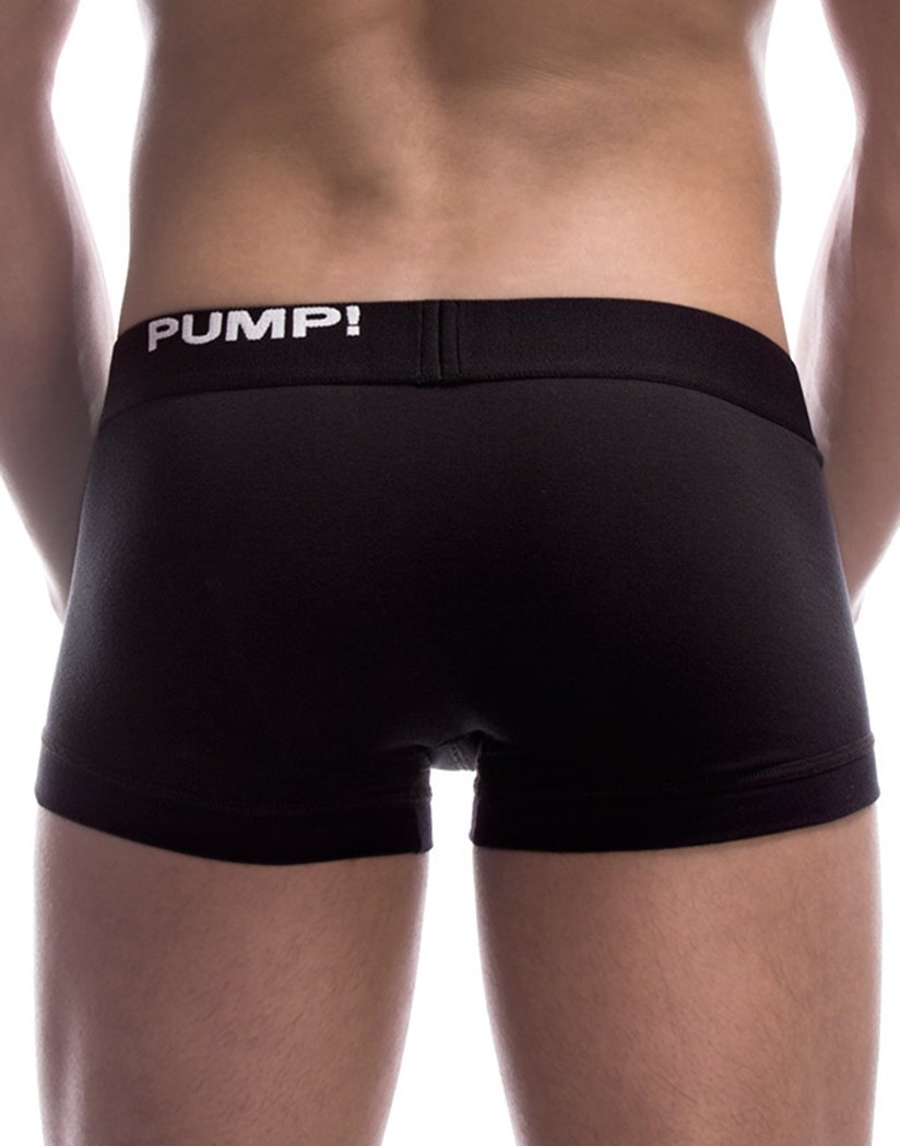 Black Back PUMP! Classic Black Boxers