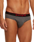 Red/Black/Grey Front Papi Papi 3-Pack Cotton Stretch Low Rise Briefs 980403