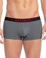 Black/Red/Grey Front Papi 3-Pack Cotton Stretch Brazilian Trunks